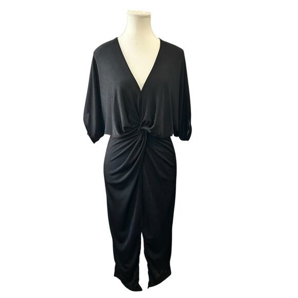Before You with love, from atl Black Dress with Knotted Waist Wmns Sz Small NWT - Picture 1 of 6